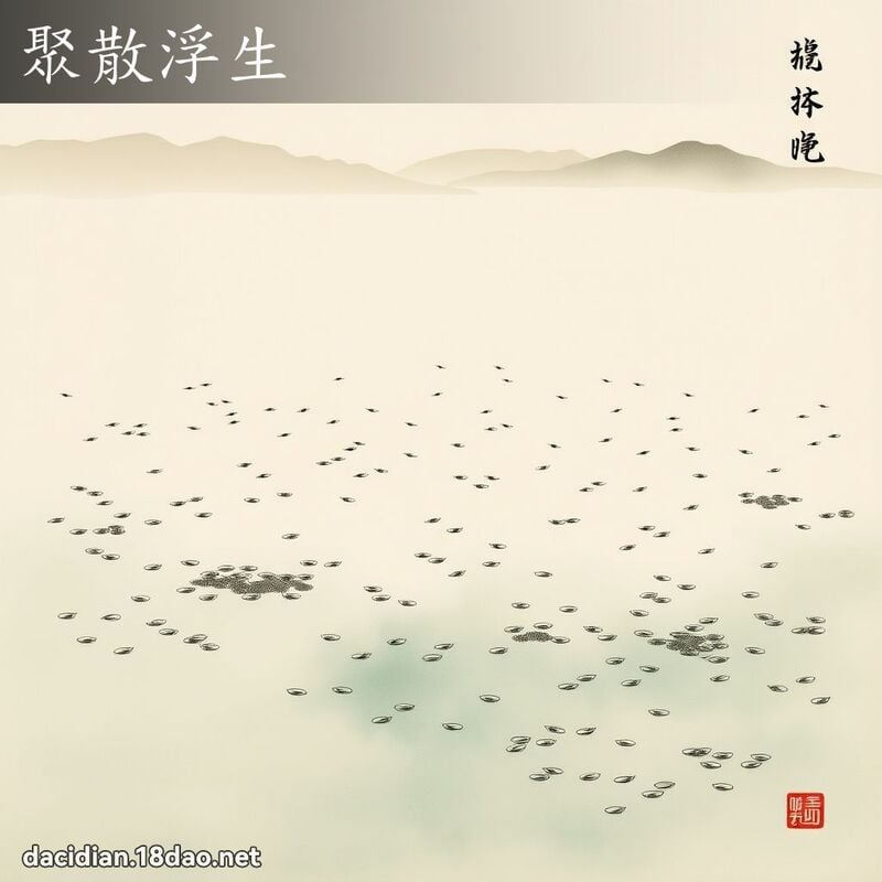 聚散浮生 配图