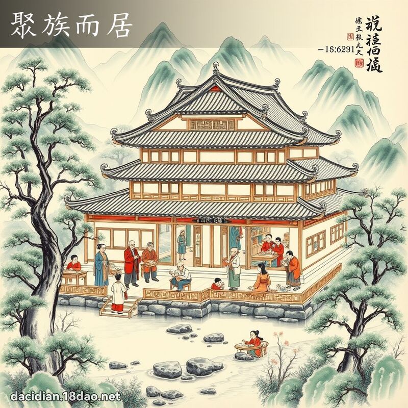 聚族而居 配图