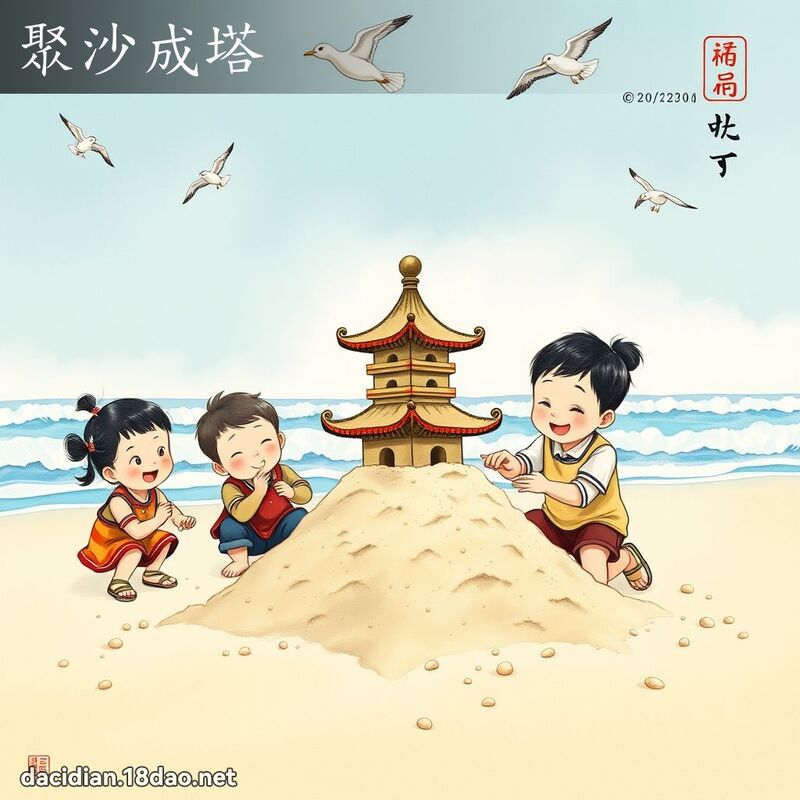 聚沙成塔 配图