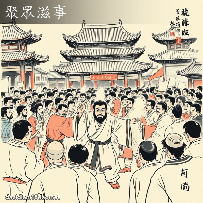 聚眾滋事 配图