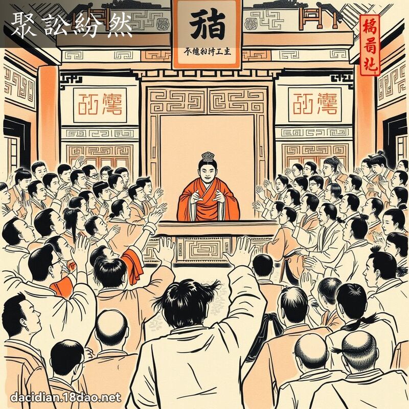 聚讼纷然 配图