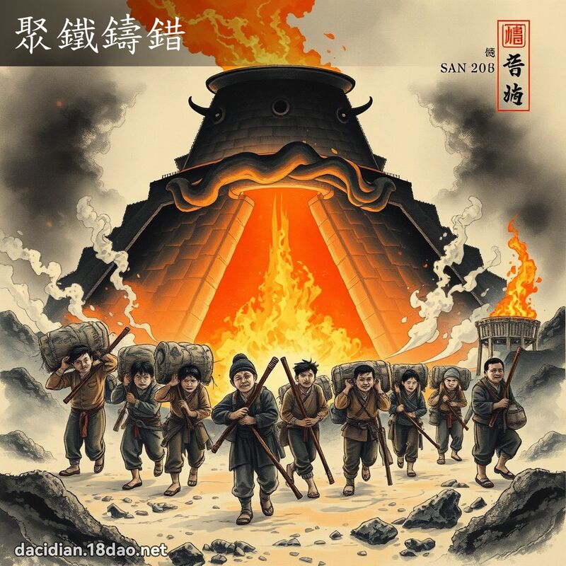 聚铁铸错 配图
