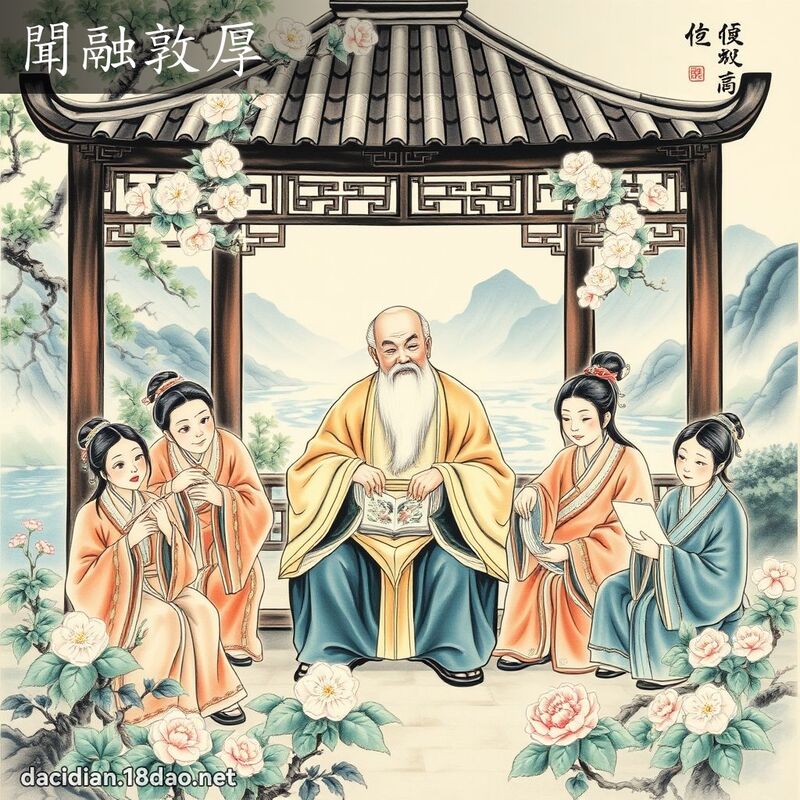 闻融敦厚 配图