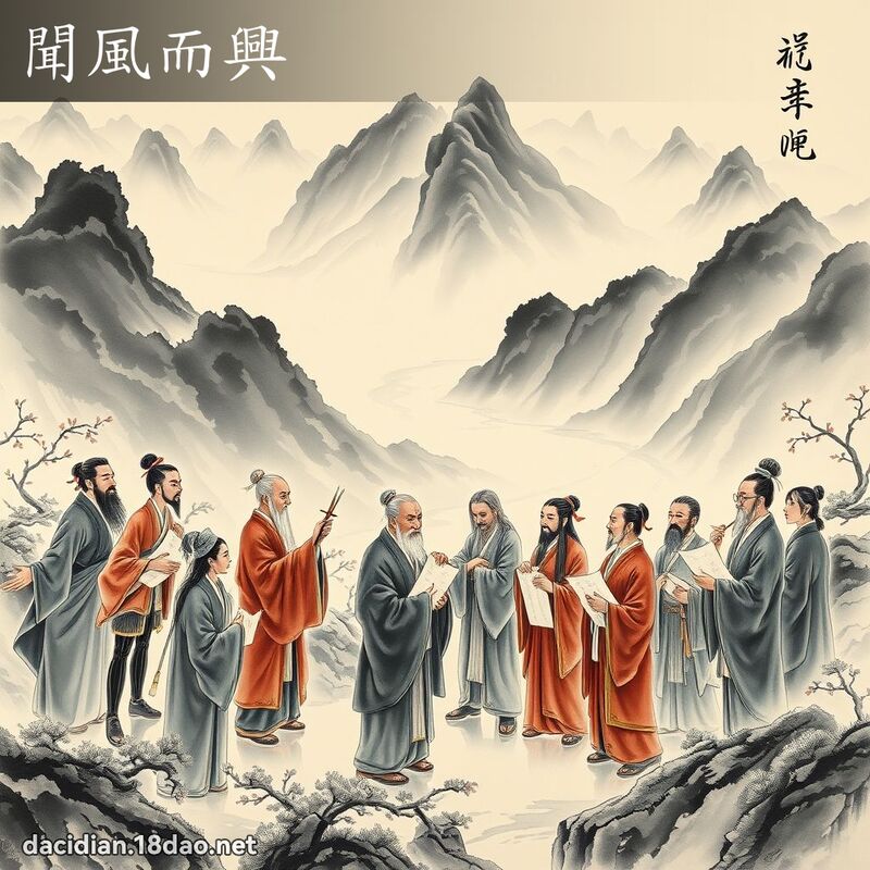 闻风而兴 配图