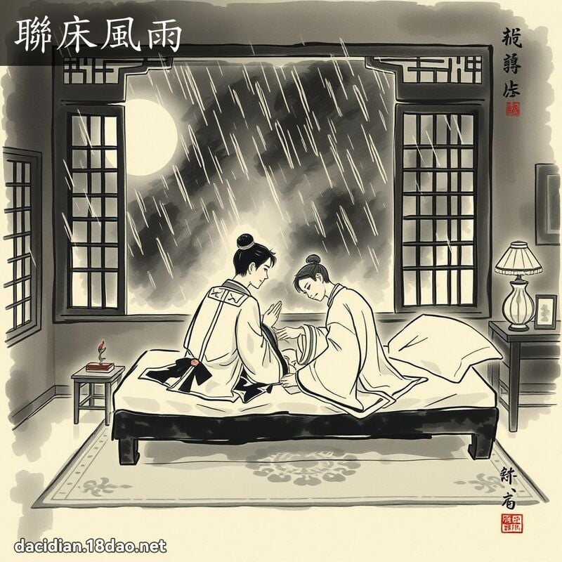 联床风雨 配图