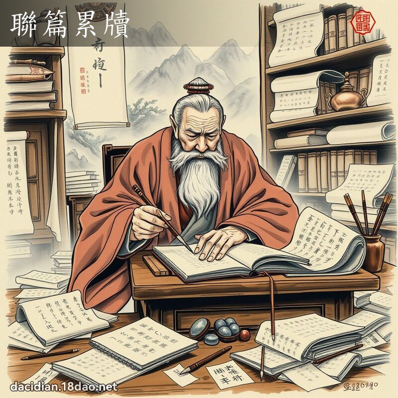 联篇累牘 配图