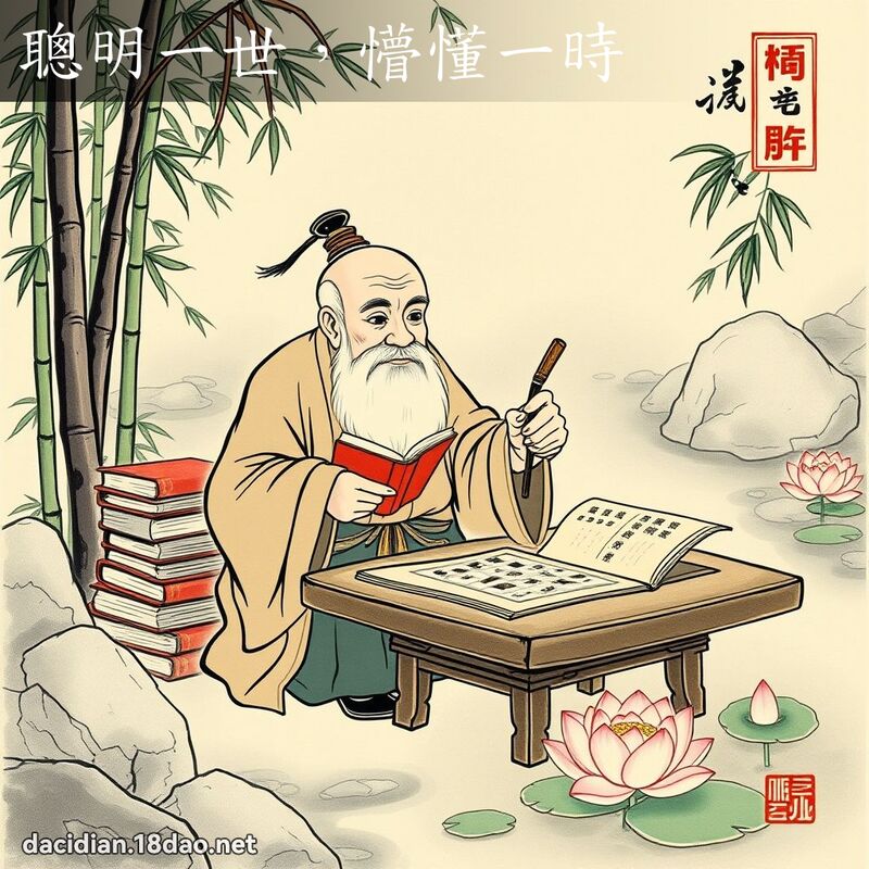 聪明一世,懵懂一时 配图