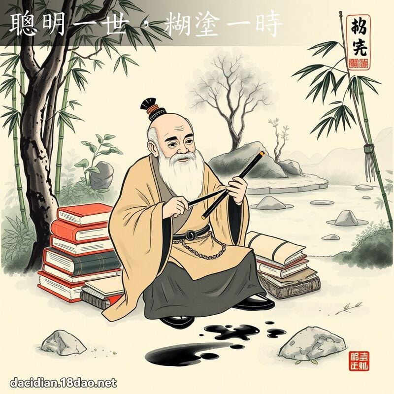 聪明一世,糊涂一时 配图