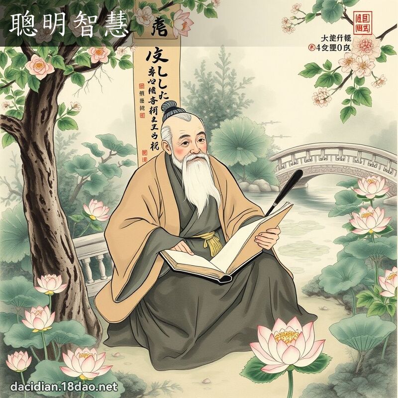聪明智慧 配图