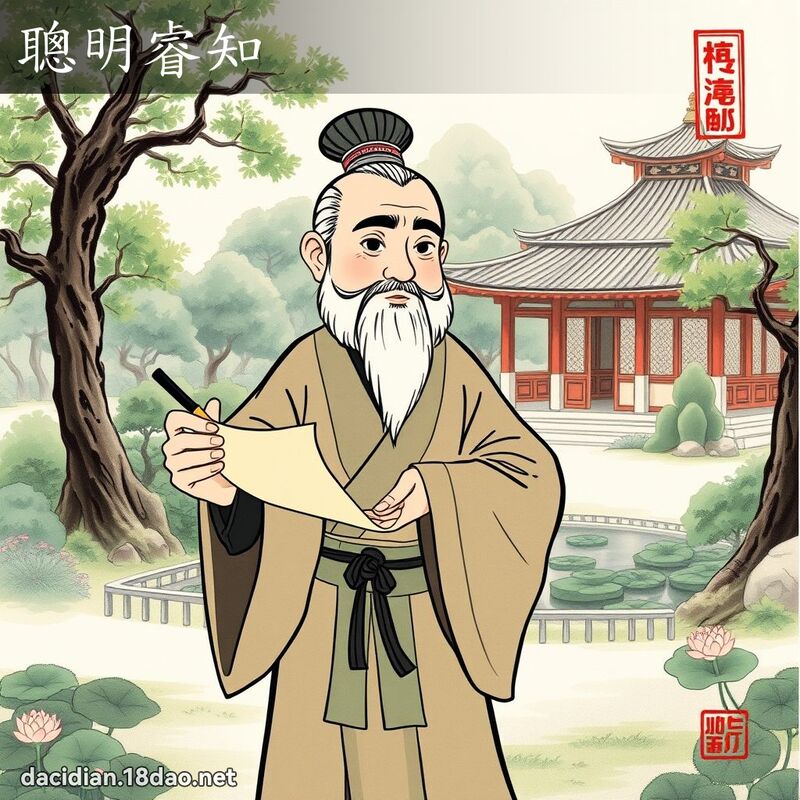 聪明睿知 配图