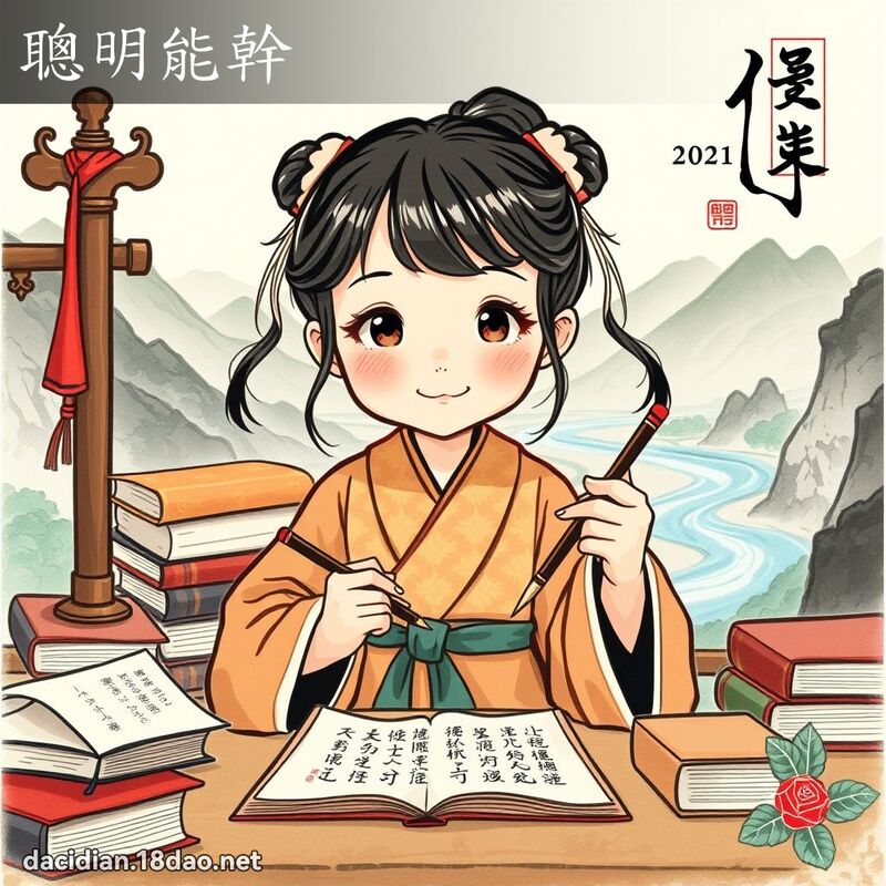 聪明能干 配图