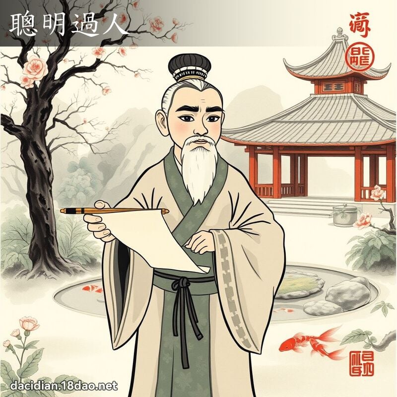 聪明过人 配图