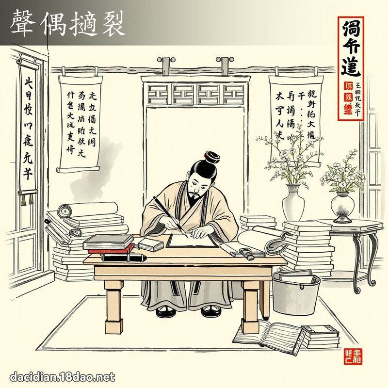 声偶擿裂 配图