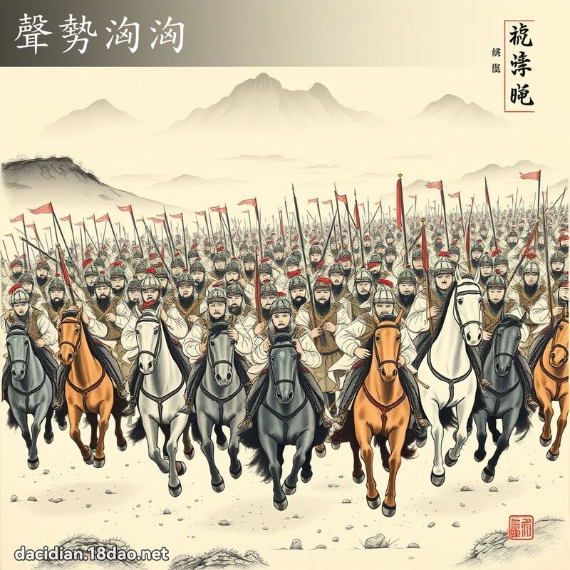 声势汹汹 配图