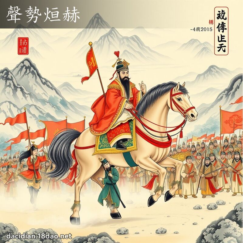 声势烜赫 配图