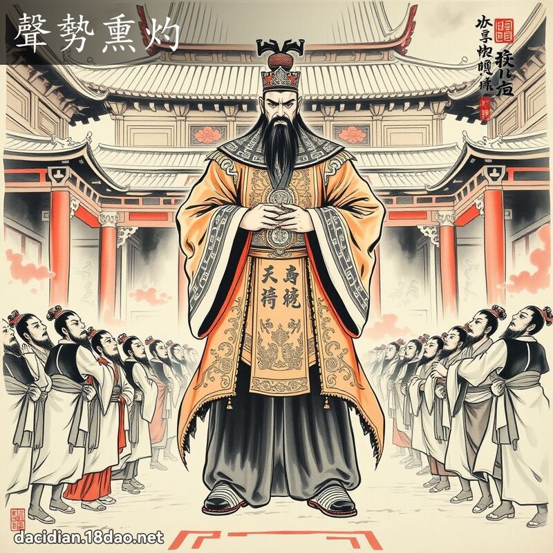 声势熏灼 配图