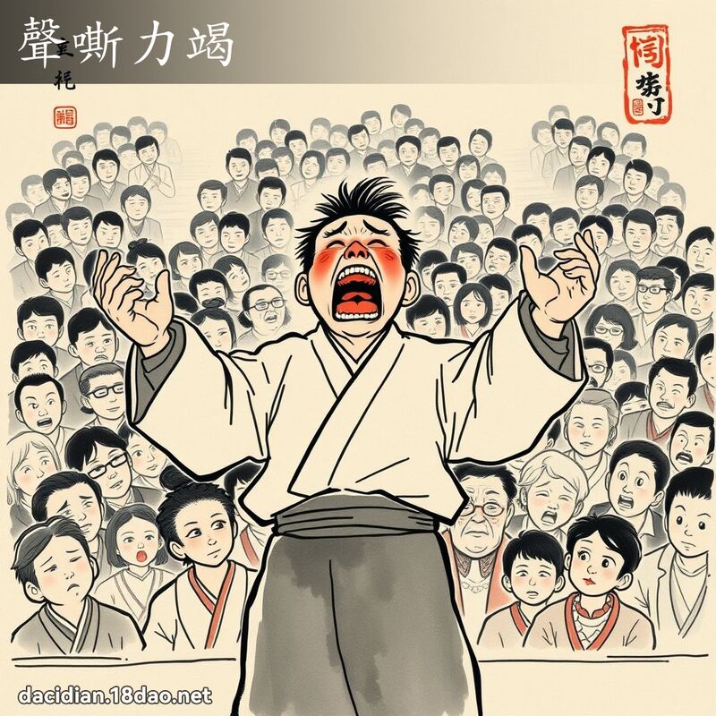 声嘶力竭 配图