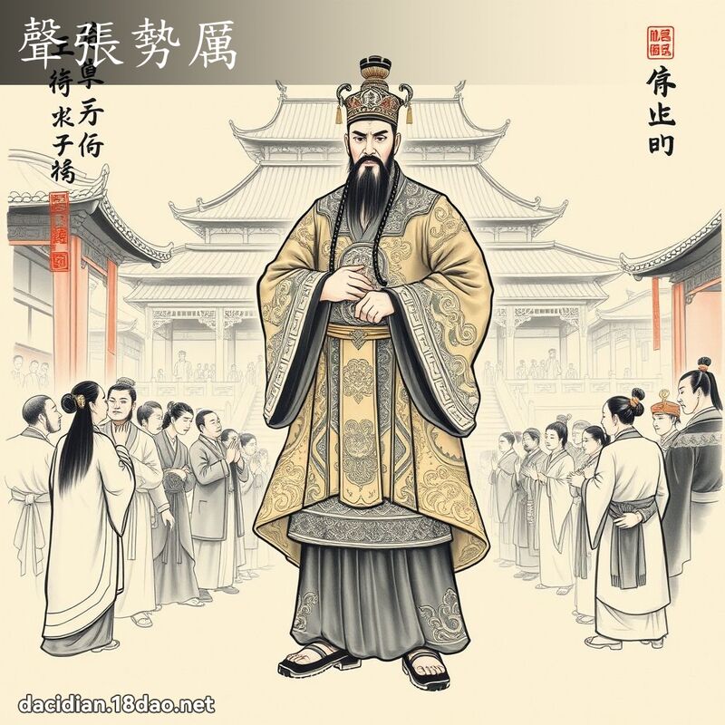 声张势厉 配图