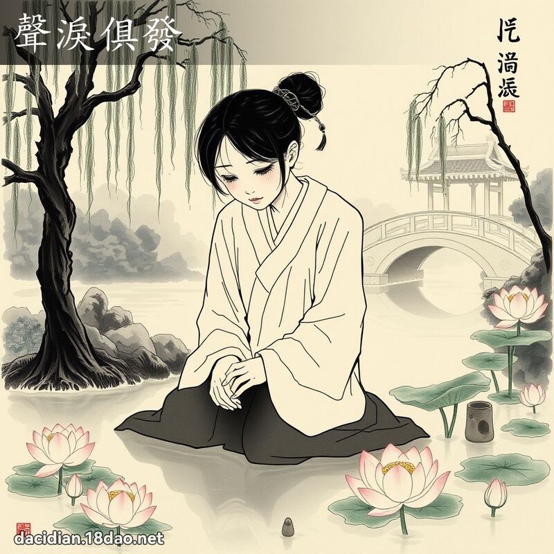 声泪俱发 配图