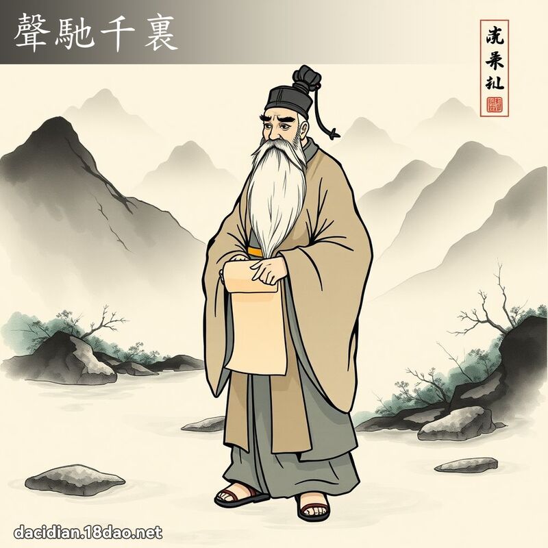 声驰千裏 配图