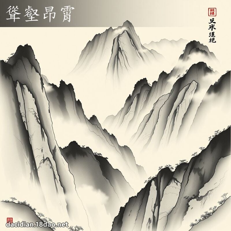 耸壑昂霄 配图