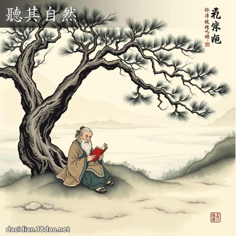 听其自然 配图