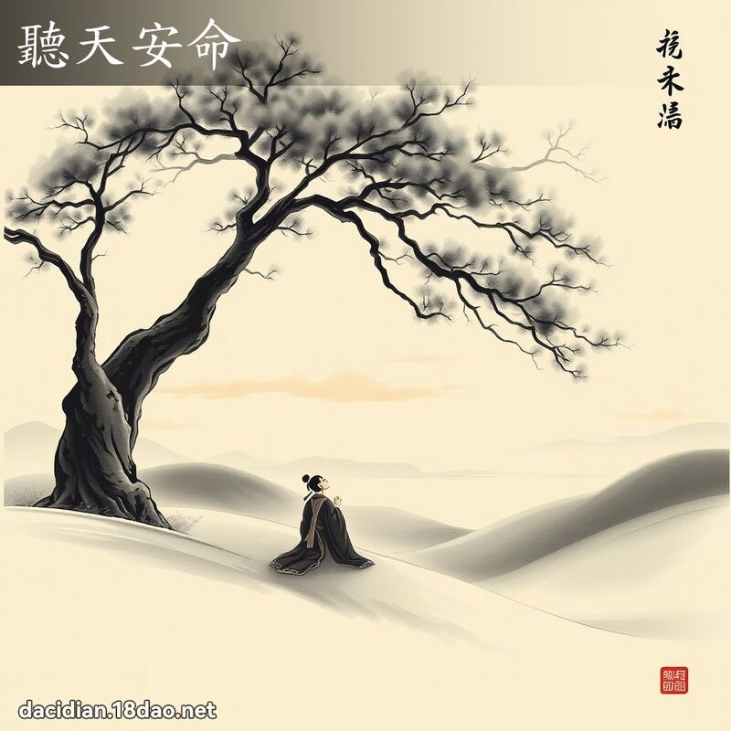 听天安命 配图