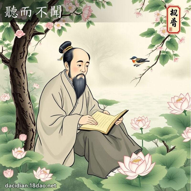 听而不闻 配图