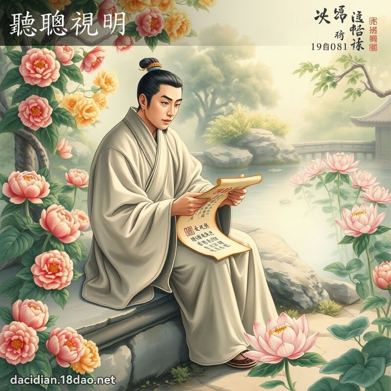 听聪视明 配图