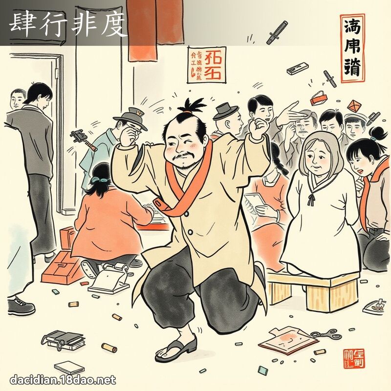肆行非度 配图
