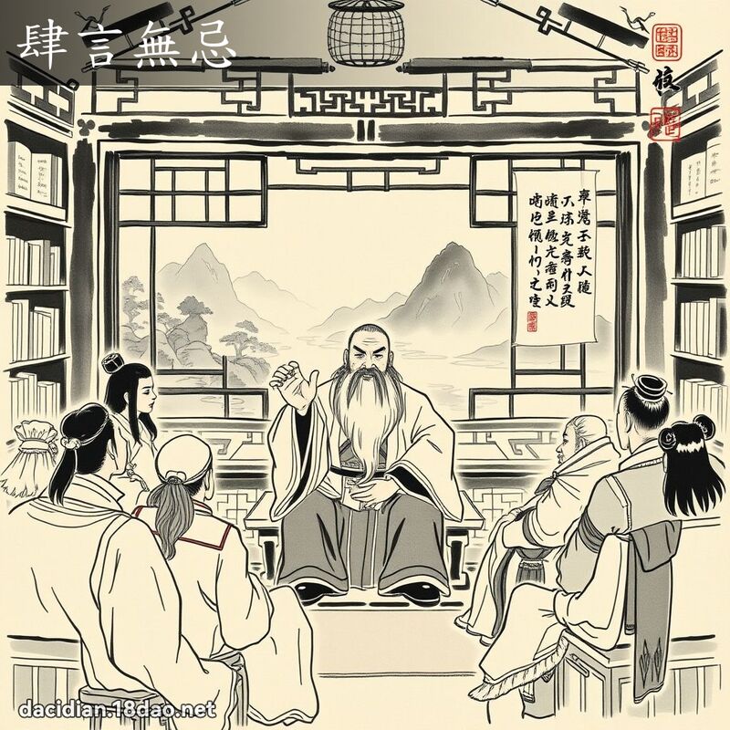 肆言无忌 配图