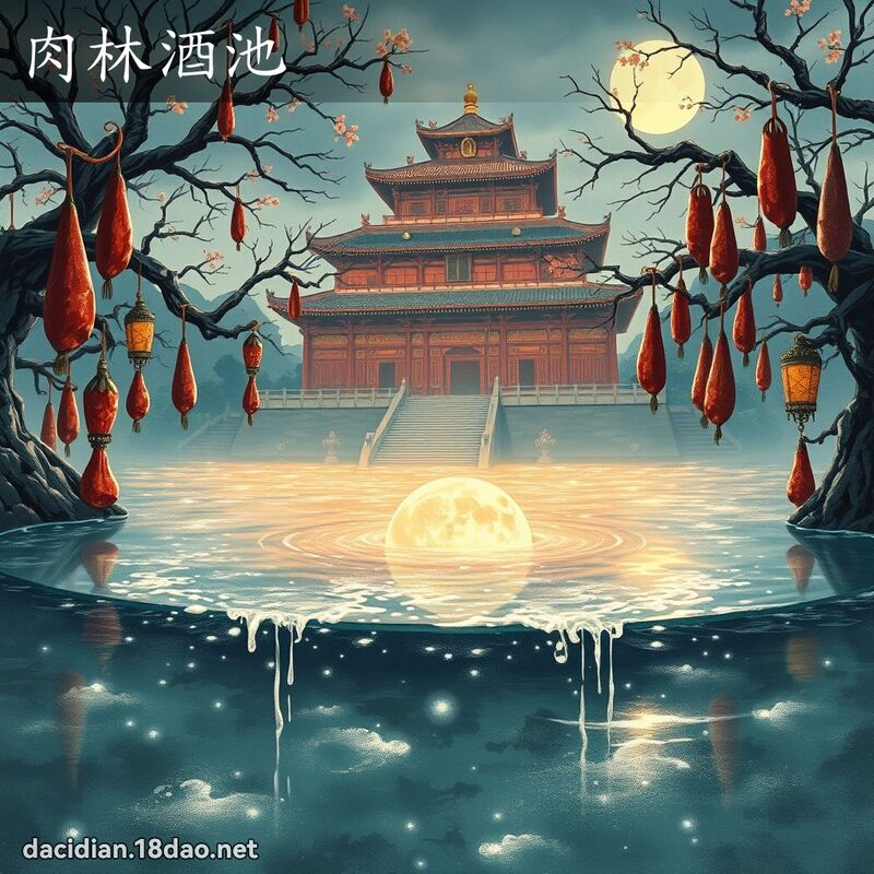肉林酒池 配图