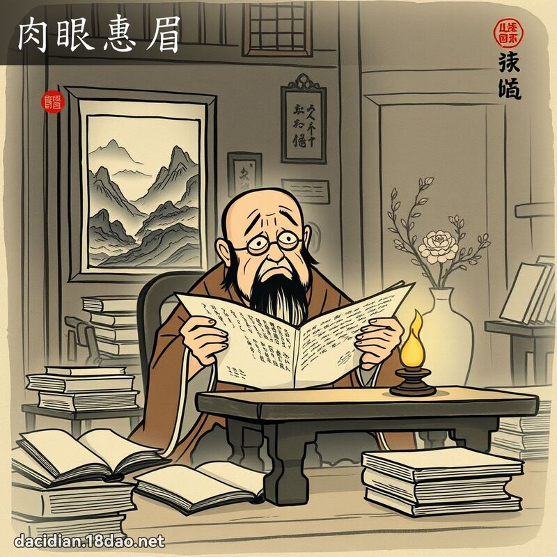 肉眼惠眉 配图