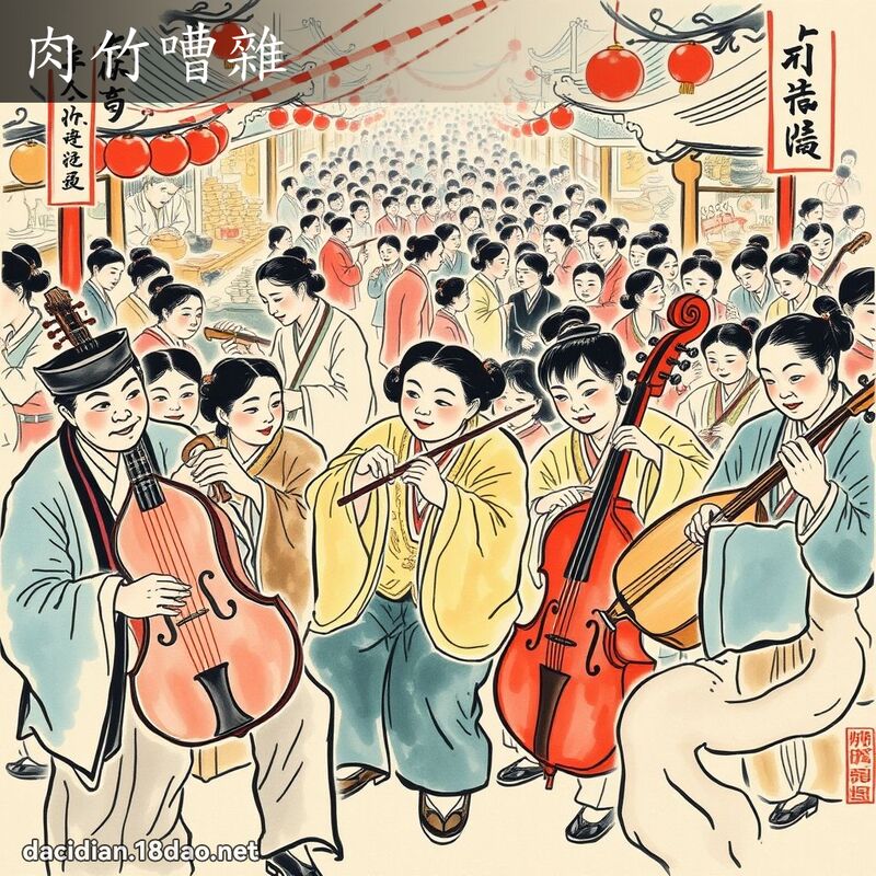肉竹嘈杂 配图