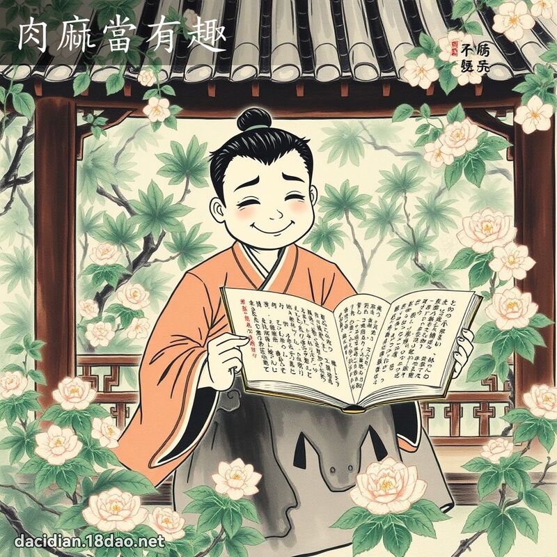 肉麻当有趣 配图