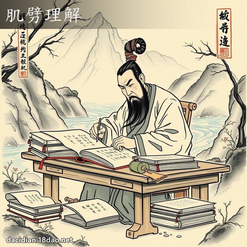 肌劈理解 配图