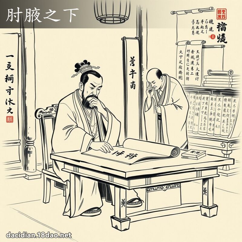 肘腋之下 配图