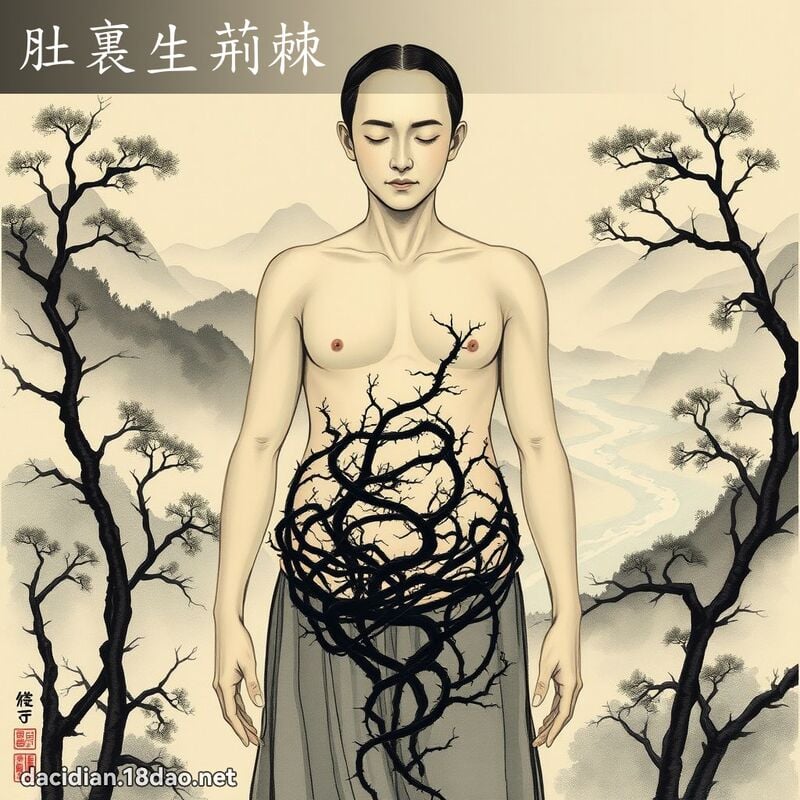 肚裏生荆棘 配图
