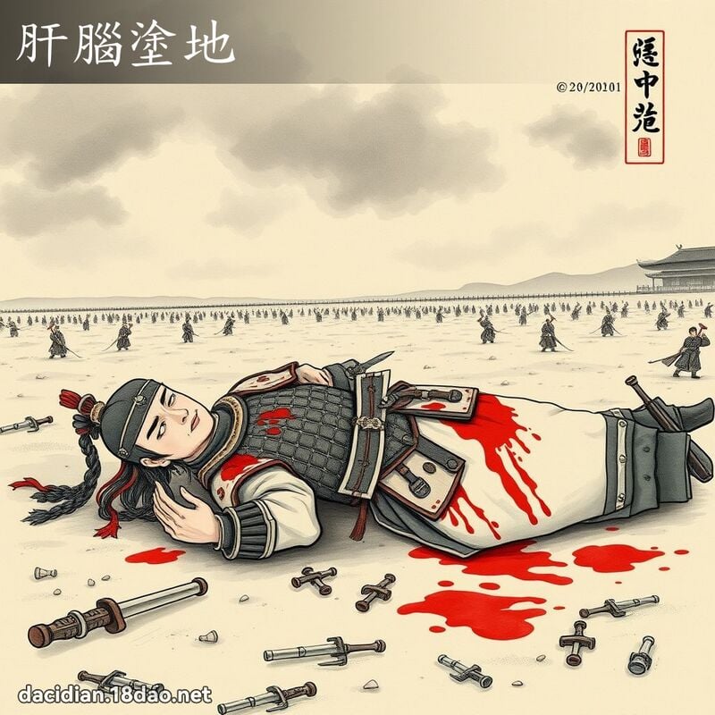 肝脑涂地 配图