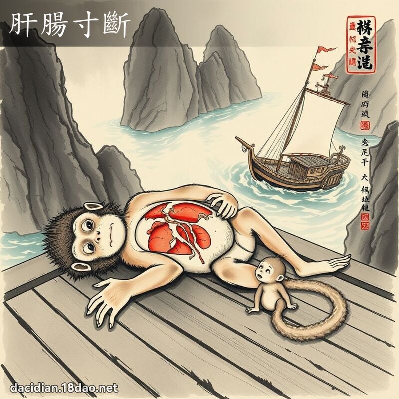 肝肠寸断 配图