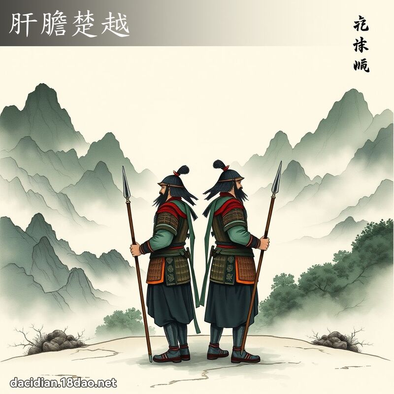 肝胆楚越 配图
