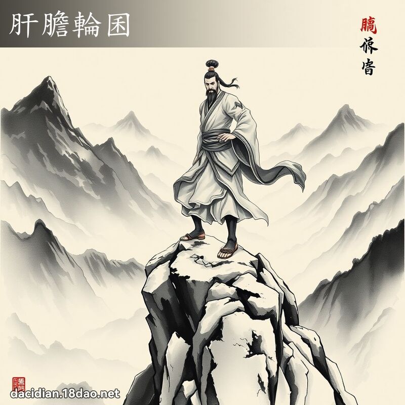 肝胆轮囷 配图