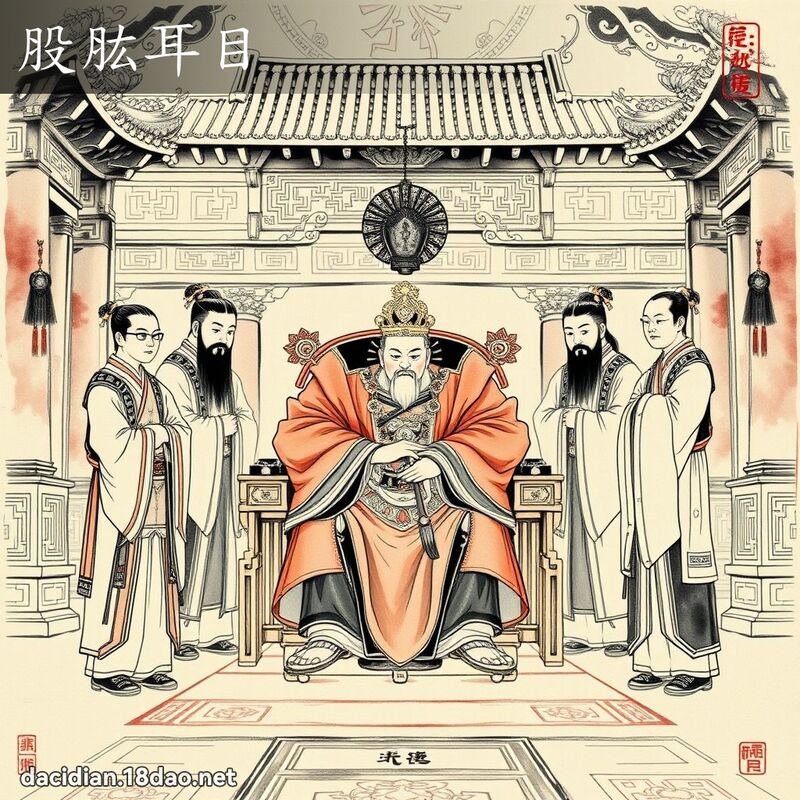 股肱耳目 配图
