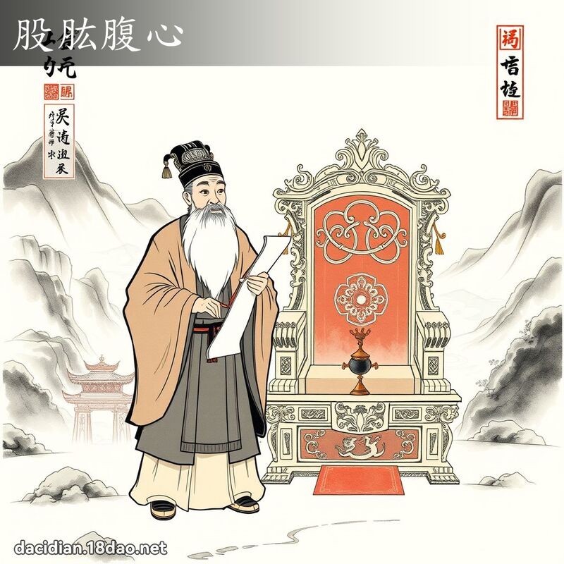 股肱腹心 配图