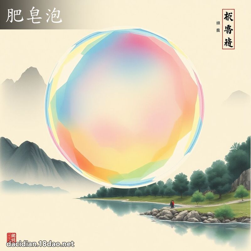 肥皂泡 配图