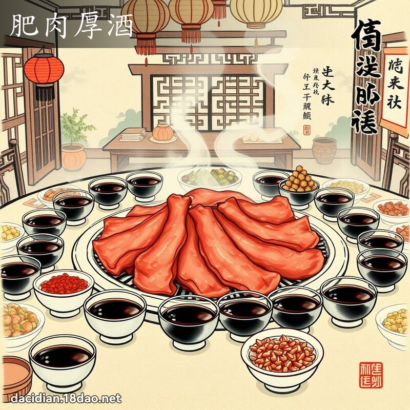 肥肉厚酒 配图