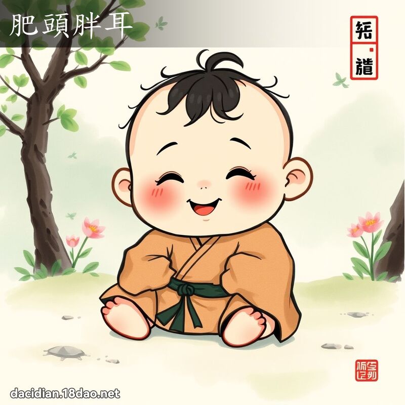 肥头胖耳 配图
