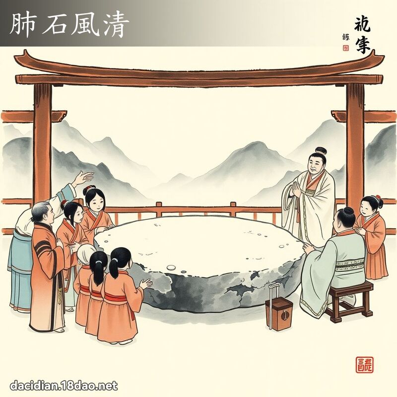 肺石风清 配图