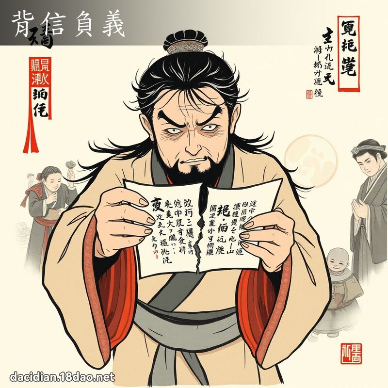 背信负义 配图