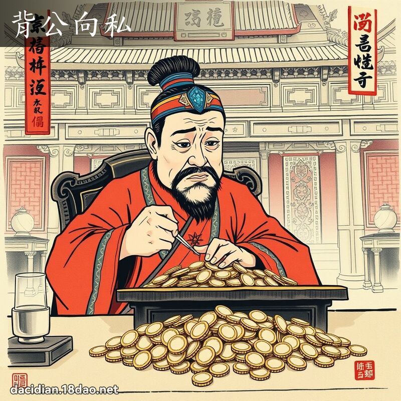 背公向私 配图